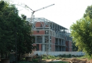 Строительсто спорт-комплекса (май 2005 г.).